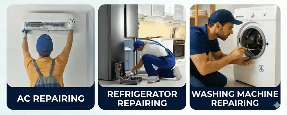 AC, Refrigerator & Washing Machine Repair Services